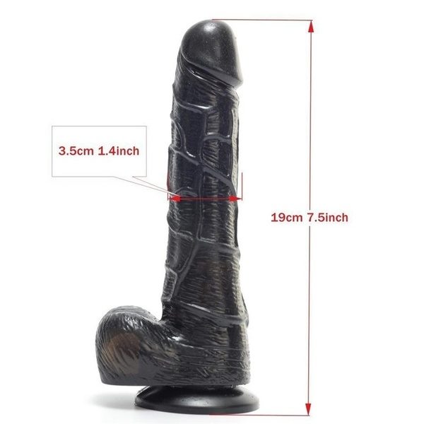 Black Realistic Dildo