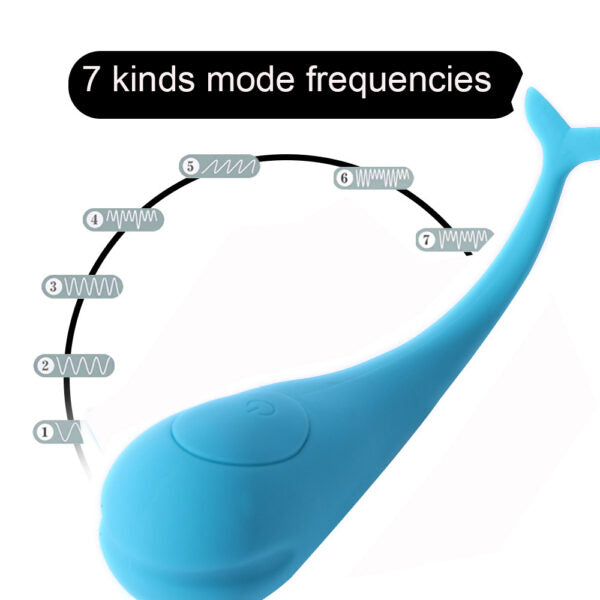 Fish Shaped Vibrating Egg With Phone App Control - Sex Toys