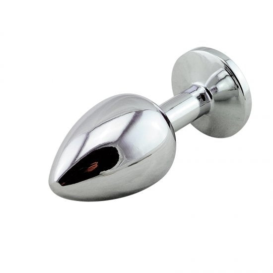 Portable Crystal Stainless Steel Plug - Sex Toys In India