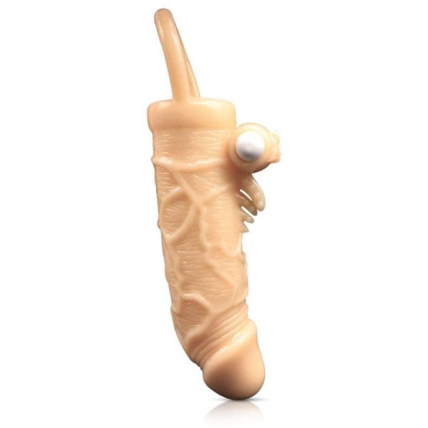 Shark Penis Enlargement Sleeve With Vibrator