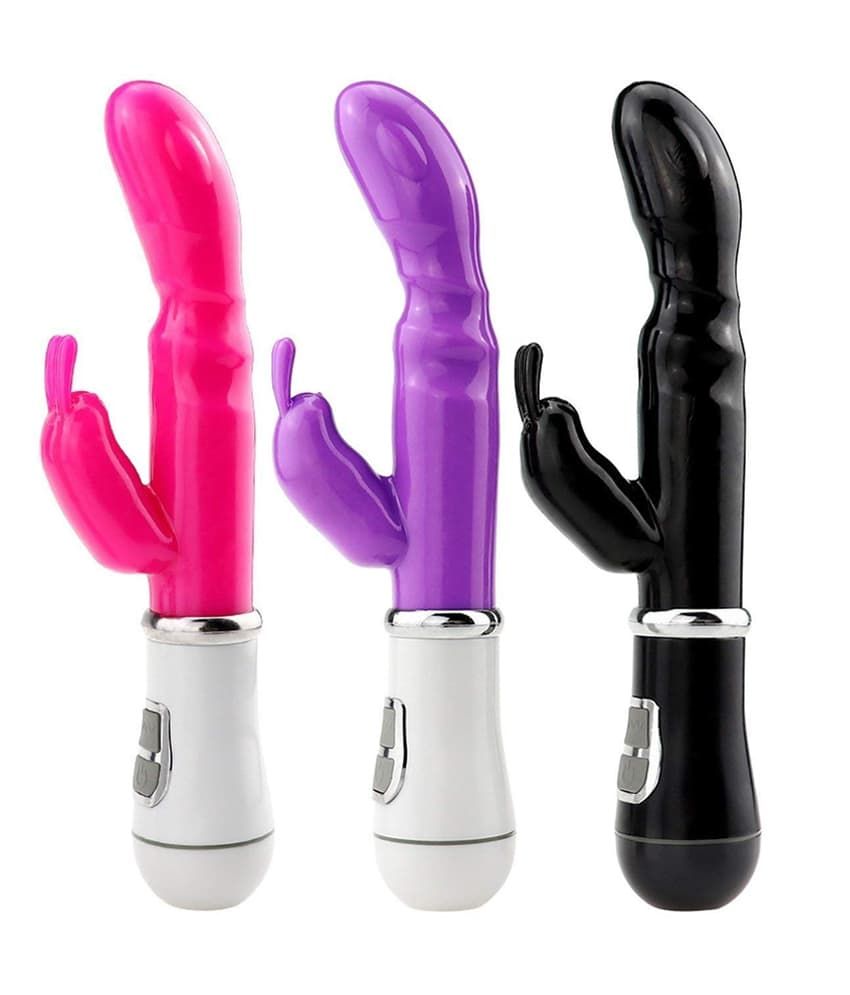 Silicone Soft Multispeed Rabbit Vibrator - Sex Toys