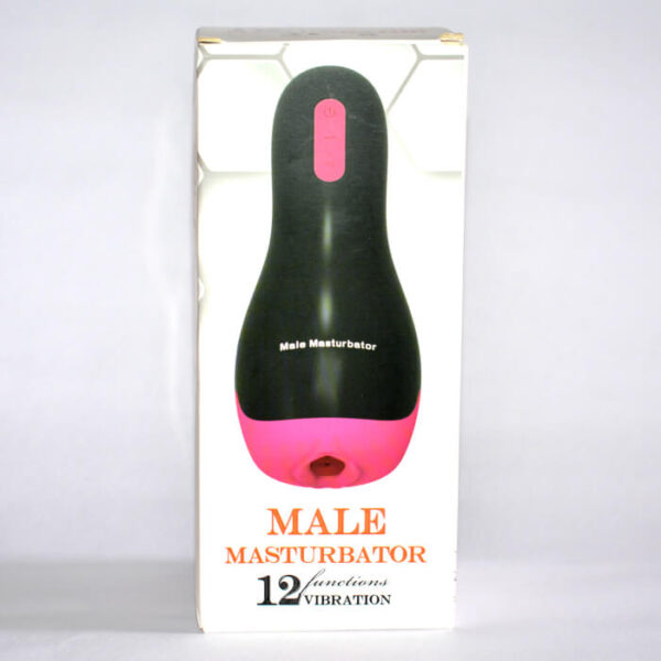 BLACK PANTHER VIBRATING MASTURBATOR WITH HEATING AND VOICE In India Sex Toys