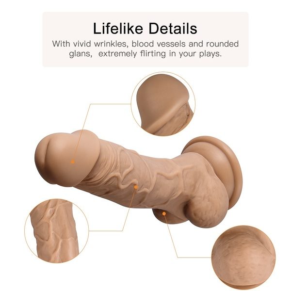 Big Realistic Suction Dildo For Women - Sex Toys