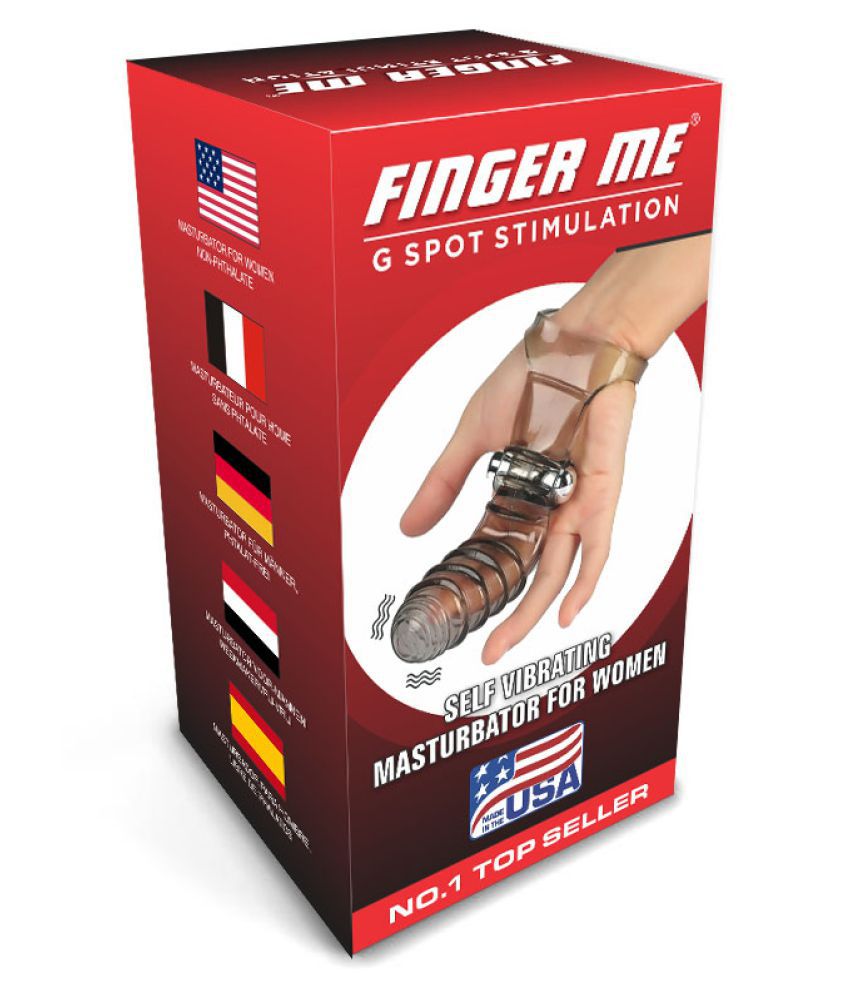 2 Finger Me Sleeve Vibrator For Couple Sex Toy