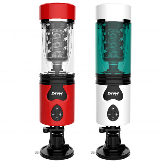 Hands Free 5 Speeds Rotation 3 Modes Thrusting Masturbating Cup With Sexual Moaning