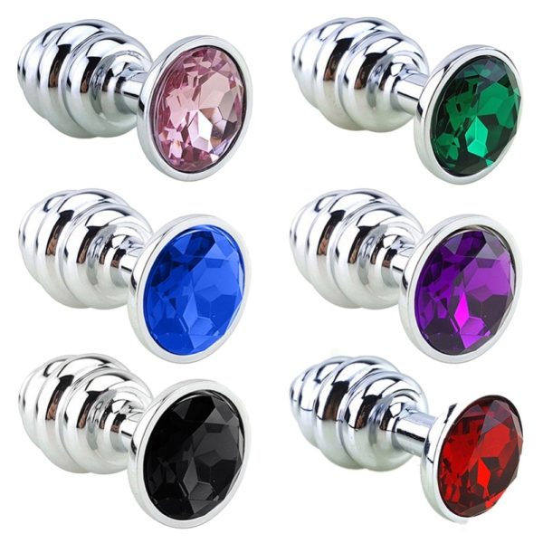 Spiral Beads Stainless Steel Metal Butt Plug - Anal Toys