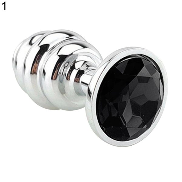 Spiral Beads Stainless Steel Metal Butt Plug In India